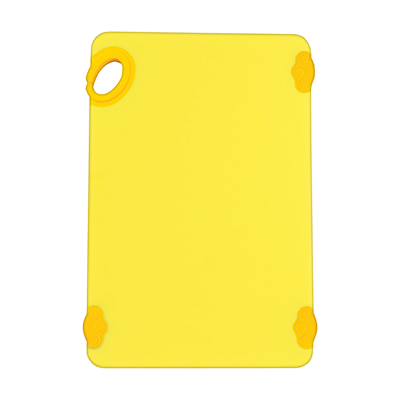 Cutting Board Yellow BPA Free Co-Polymer 12" x 18" x 1/2"