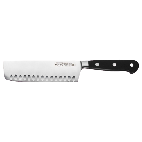 Acero Nakiri Knife 7" Blade Forged Stainless Steel with POM Handle 11-3/4" O.A.L.