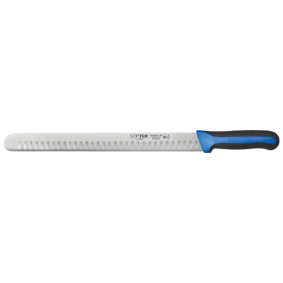 Sof-Tek™ Slicer 14" German Steel Blade with Black & Blue TPR Handle