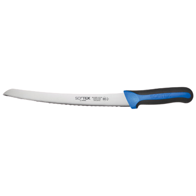 Sof-Tek™ Bread Knife 9-1/2" German Steel Blade with Black & Blue TPR Handle