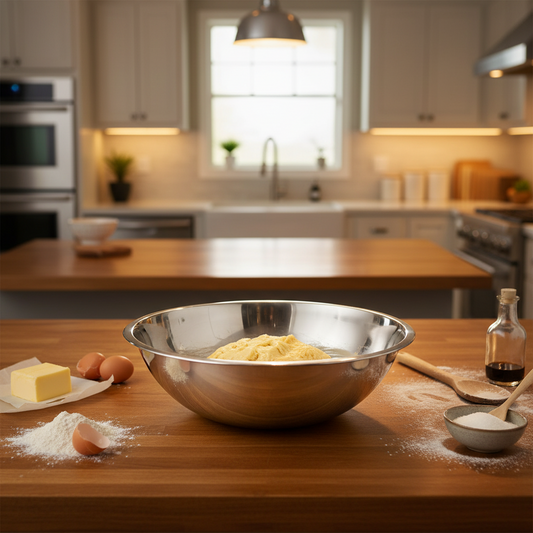 Winco Mixing Bowl Heavy Duty Stainless Steel 20 Qt. MXHV-2000