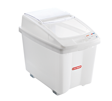 Araven Ingredient Bin 26 Gallon 27-3/4" x 18-1/3" x 23"H White High-Density Polyethylene