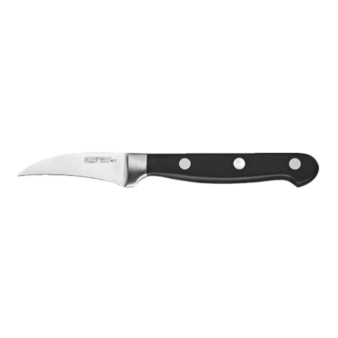 Acero Peeling Knife Forged 2-3/4" Stainless Steel Blade with Black POM Handle