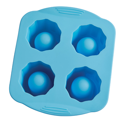 Harold Imports Big Shot Ice Tray 5.75" x 5.25" x 2.5" Blue FDA Approved Silicone
