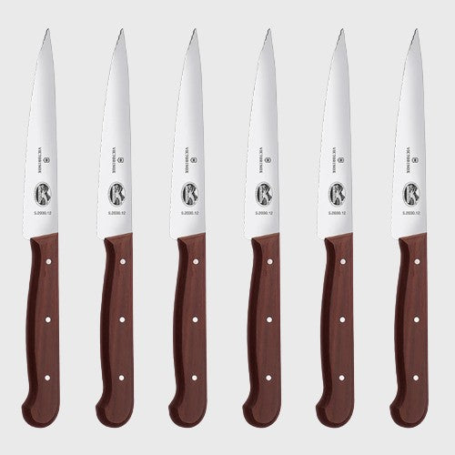 Victorinox 6 Piece Rosewood Handle Steak Knife Set