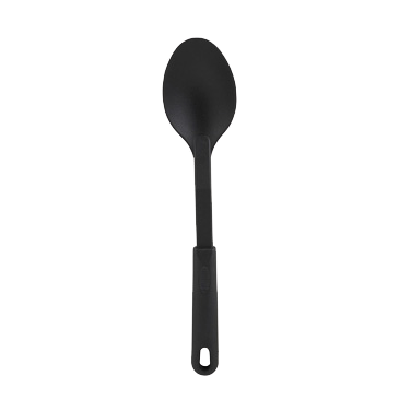 Spoon Solid Black BPA Free Nylon 12" Length