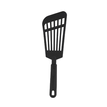 Fish Spatula Black Rectangular BPA Free Nylon 12" Length