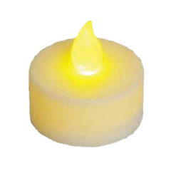 superior-equipment-supply - Winco - Red Glass Candle Holder w/ Flameless Tealight Candle , 1-1/2" Diameter x 1-1/2"H