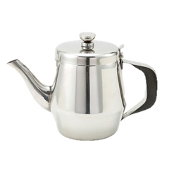 superior-equipment-supply - Winco - Stainless Steel Gooseneck Teapot With Handle & Mirror Finish 32 oz