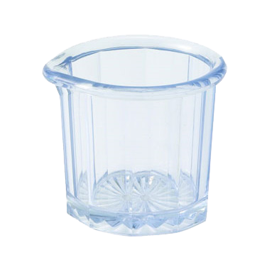 Syrup/Cream Pitcher Clear BPA Free SAN Plastic 2 oz. - 24 Pieces/Pack