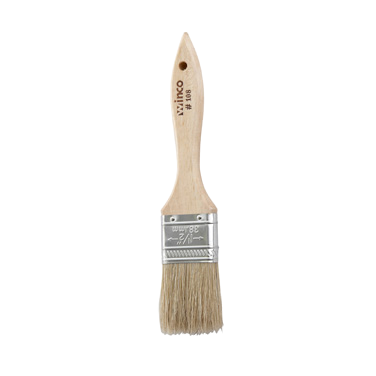 Pastry Brush Boar Hair Bristles with Wood Handle & Metal Ferrules 1-1/2" Wide