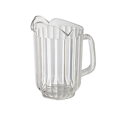 Water Pitcher 3-Spout Clear Polycarbonate 60 oz.