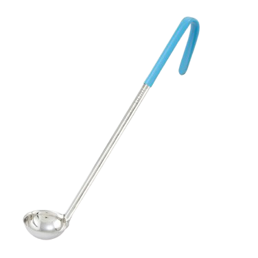 Color-Coded Ladle 12" Handle Stainless Steel 1/2 oz. Teal