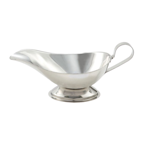 Gravy Boat with Handle Stainless Steel 8 oz.