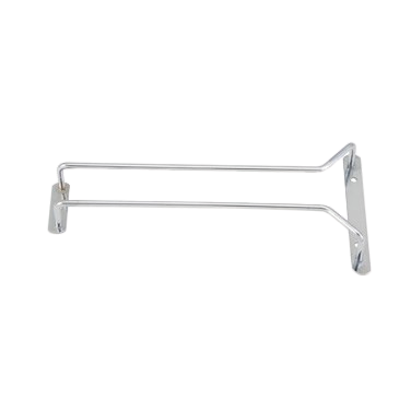 Wire Glass Hanger Chrome Plated 10"