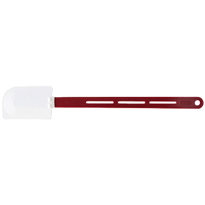 Scraper with Red Nylon Handle 16-1/4" BPA Free Silicone