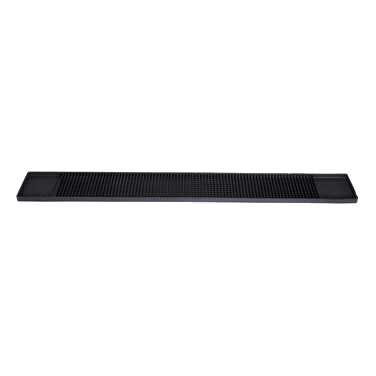 Bar Mat Black Rubber 27" x 3-1/4"