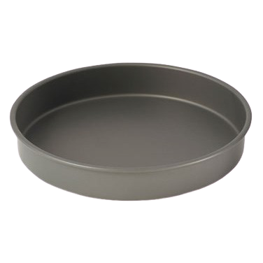 Cake Pan Round 18 Gauge Anodized Aluminum 12" Diameter x 2" Height