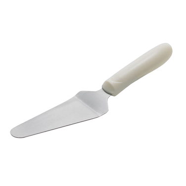 Pie Server Stainless Steel Satin Finish with White Polypropylene Handle 4-5/8" x 2-3/8" Blade