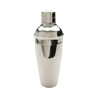 superior-equipment-supply - Winco - Stainless Steel Three Piece Classic Deluxe Cocktail Shaker 28 oz.