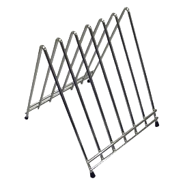 Cutting Board Rack Chrome Plated 6 Slots