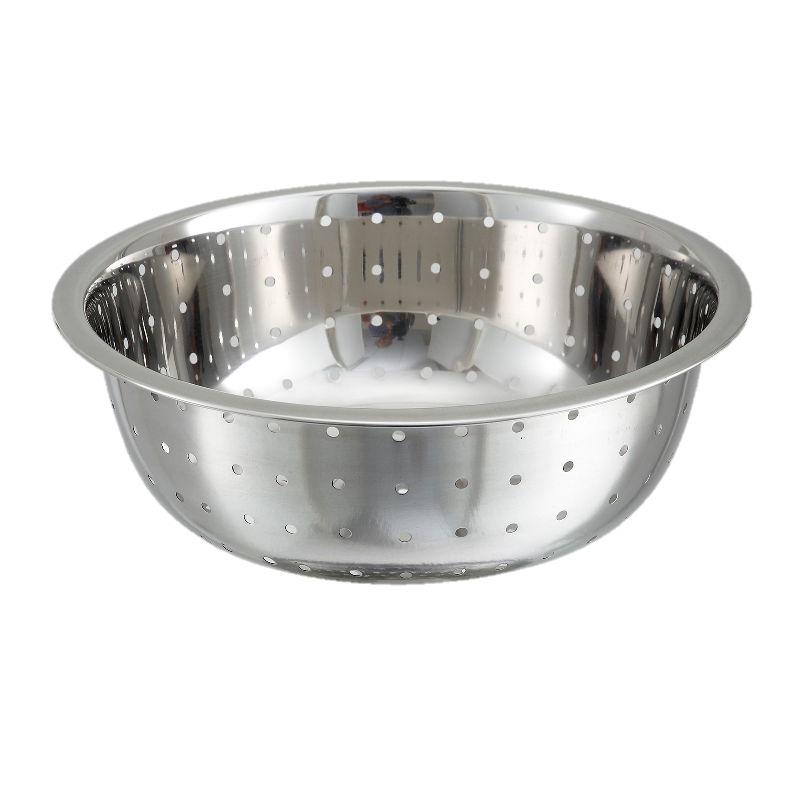 superior-equipment-supply - Winco - Chinese Colander 11" Stainless Steel, 5mm holes