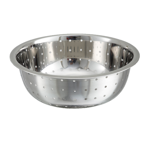 superior-equipment-supply - Winco - Chinese Colander 11" Stainless Steel, 5mm holes