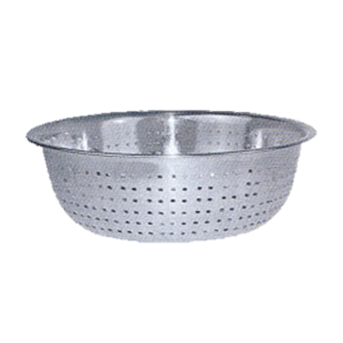 superior-equipment-supply - Winco - Chinese Colander 15" Stainless Steel, 5 mm Holes