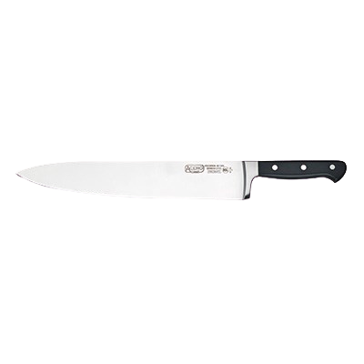 Acero Chef Knife Forged 12" Stainless Steel Blade with Black POM Handle