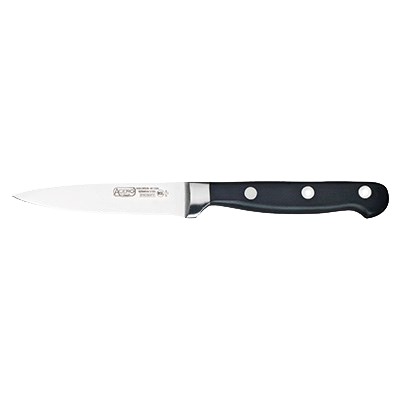 Acero Paring Knife Forged 3-1/2" Stainless Steel Blade with Black POM Handle