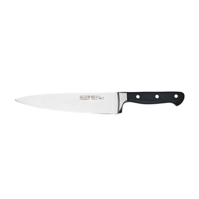 Acero Chef Knife Forged 8" Stainless Steel Blade with Black POM Handle