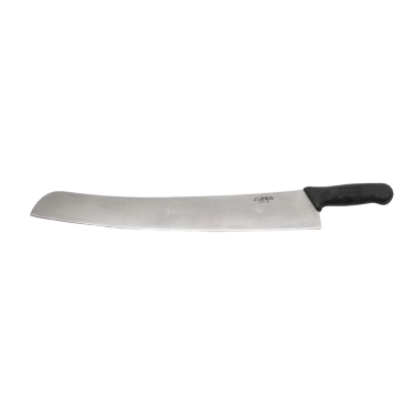 Pizza Knife Stainless Steel with Black Polypropylene Handle 18"