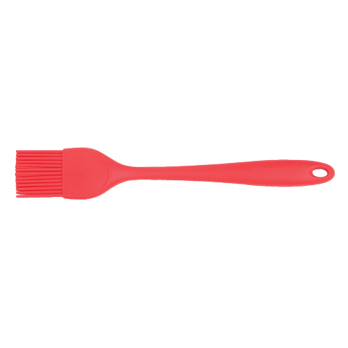Harold Imports Brush 10.75" Cherry Red 100% Pure Silicone