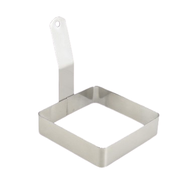 Egg Ring Square Stainless Steel 4" x 4"