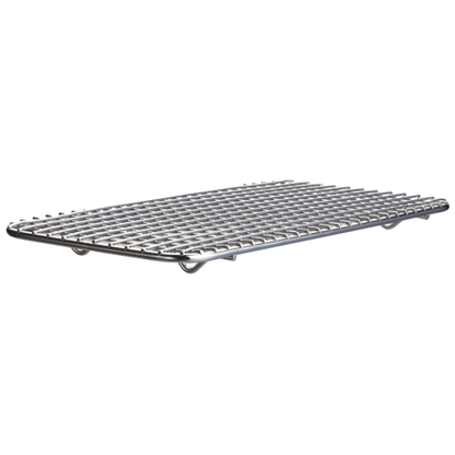 Wire Pan Grate 1/3 Size Raised Feet Rust-Resistant Stainless Steel 5" x 10-1/2"