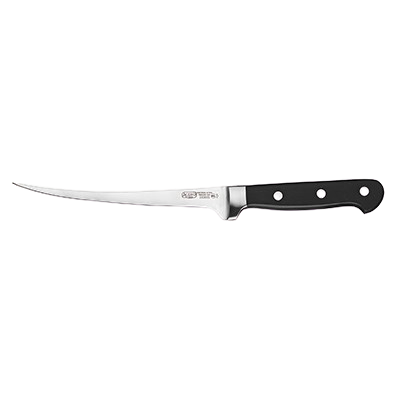 Acero Fillet Knife 7" Blade Curved & Forged Stainless Steel with POM Handle