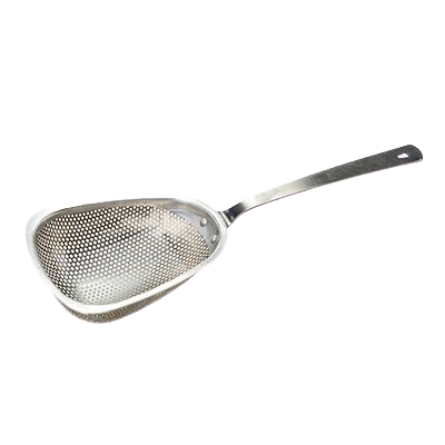 Colander Scoop 11" Handle 18/8 Stainless Steel 7"L x 4"W