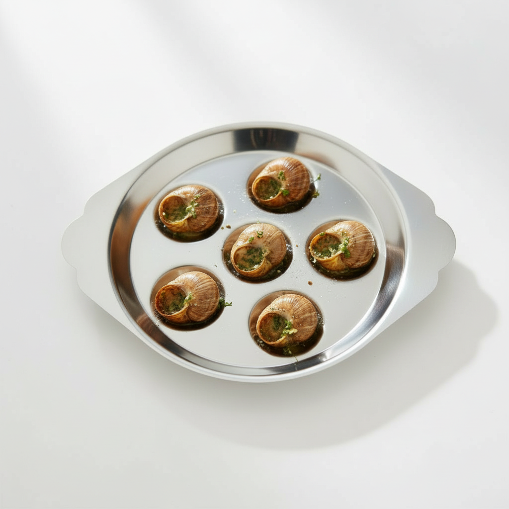 Winco Snail Dish 6 Holes Stainless Steel SND-6