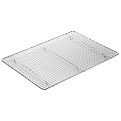 Wire Pan Grate Half Size Footed Stainless Steel 12" x 16-1/2"