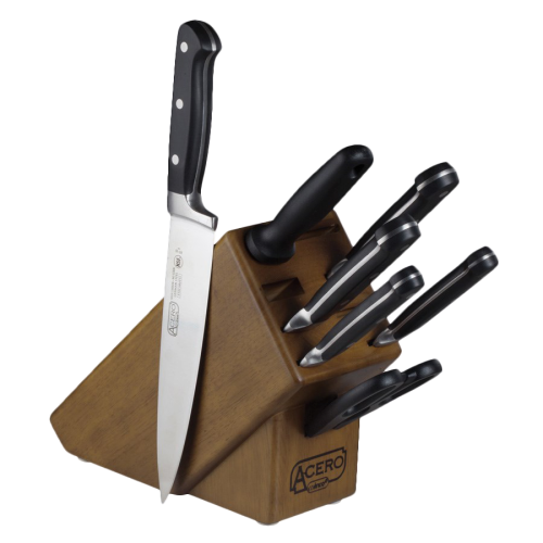 Acero 8-Piece Cutlery Set with Knives, Shears, & Sharpening Tools