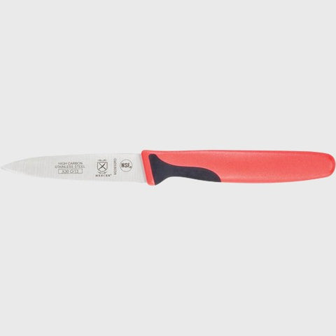Millennia Colors® High-Carbon Japanese Steel Slim Paring Knife Red 3"