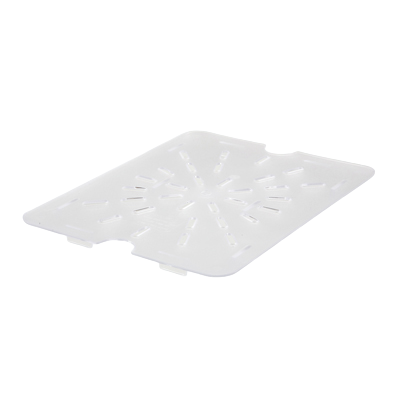 Poly-Ware Drain Shelf for 1/2 Size Food Pan Polycarbonate 10-1/4" x 7-7/8"