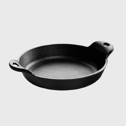 Heat-Treated Round Cast Iron Mini Server 14 Oz.