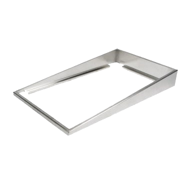Stainless Steel Display Adapter Angled 21" x 12 4/5" x 3 1/10"
