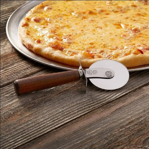 American Metalcraft Inc. Wood Pizza Cutter 4"