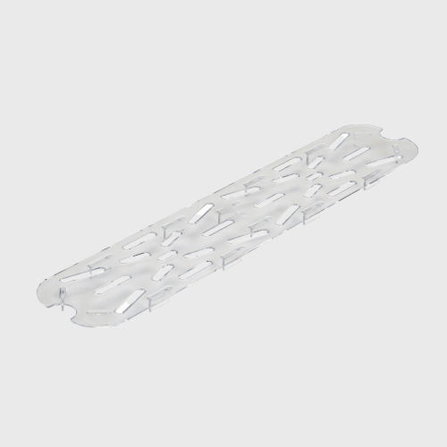 Camwear Polycarbonate Drain Shelf 1/2 Size Clear