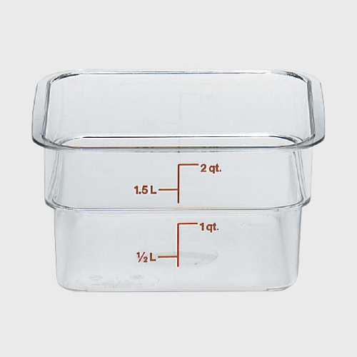 CamSquare Polycarbonate Food Storage Container 2 Qt. Clear