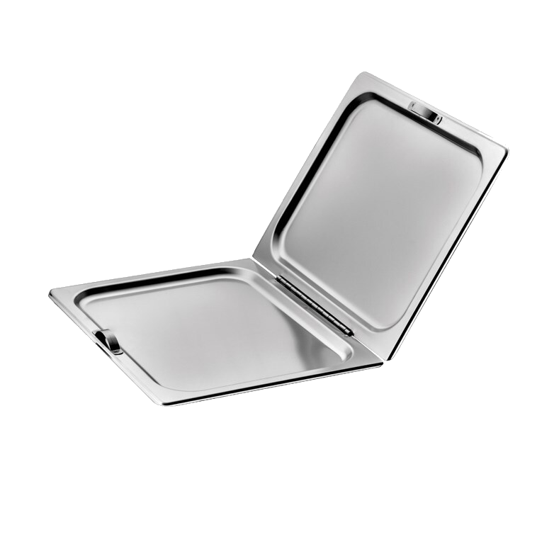 Steam Table Pan Cover Hinged Full Size Stainless Steel