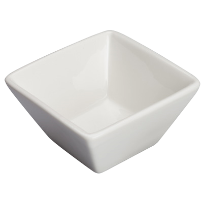 Bowl 3 oz. Bright White Porcelain 3-1/8" - 36 Bowls/Case