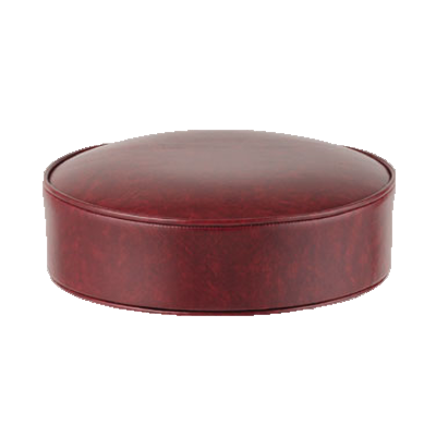 superior-equipment-supply - Royal Industries - Royal Industries Standard Bar Stool Replacement Seat 14" Diameter Crimson Vinyl